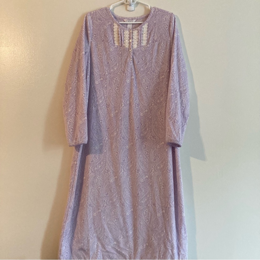 ADONNA long fuzzy nightgown